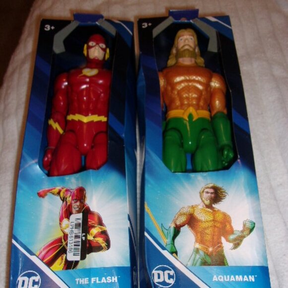 DC Comics The Flash  And Aquaman 12" Action Figure New - Picture 2 of 3